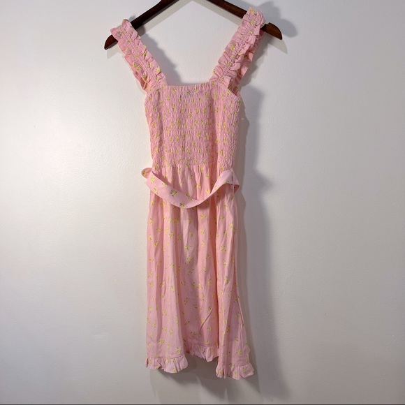 Faithfull the Brand Luda Pink Floral Dress - Picture 5 of 8